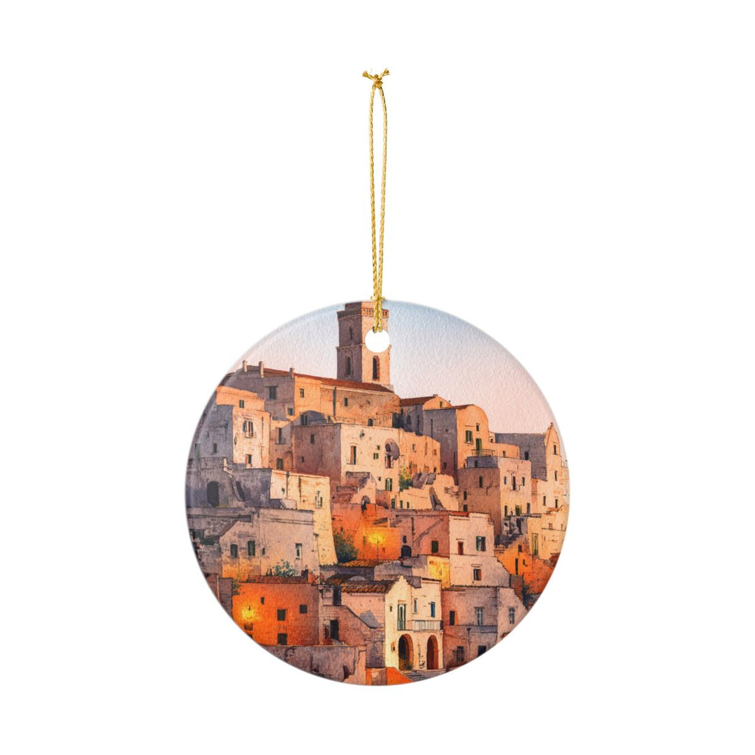 Matera Ornament: Unique Matera Souvenir, Matera Xmas Decor, and Authentic Matera Gift