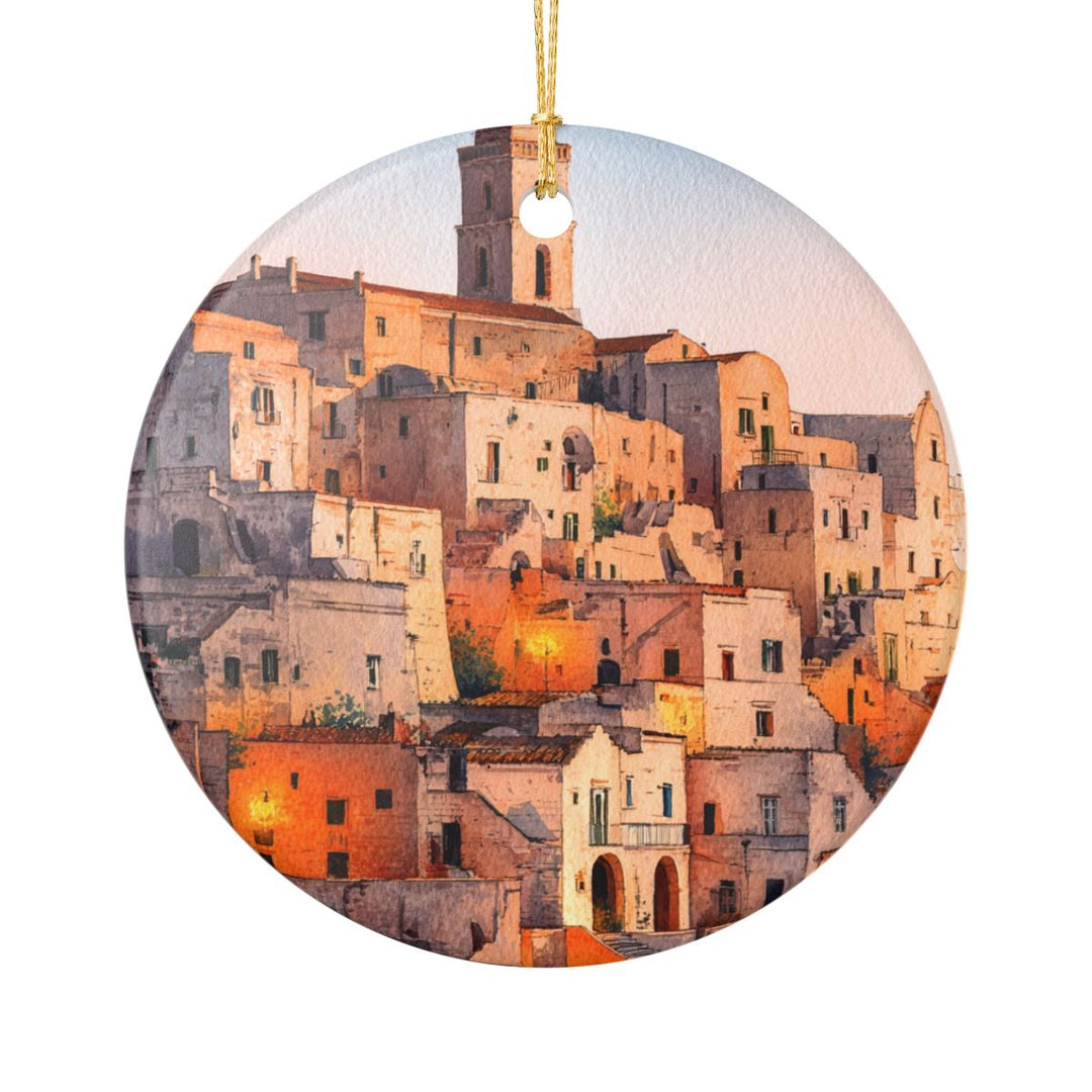 Matera Ornament: Unique Matera Souvenir, Matera Xmas Decor, and Authentic Matera Gift