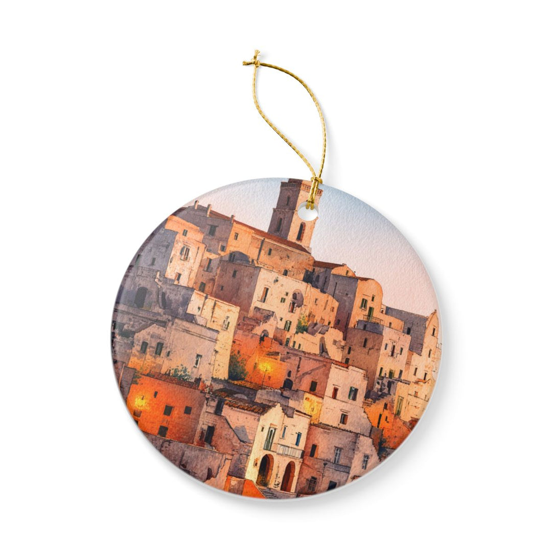 Matera Ornament: Unique Matera Souvenir, Matera Xmas Decor, and Authentic Matera Gift