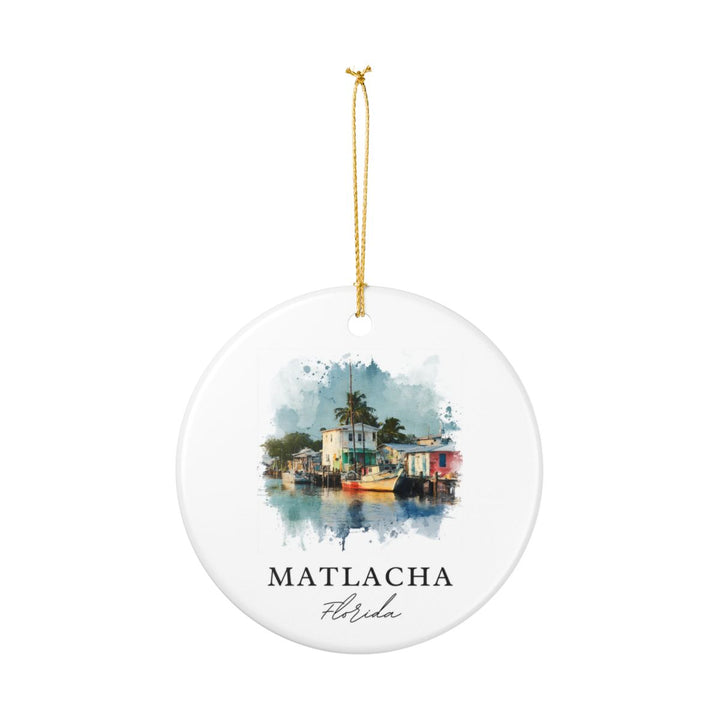Matlacha Florida Ornament: Unique Matlacha Souvenir, Matlacha Florida Xmas Decor, and Authentic Matlacha Gift