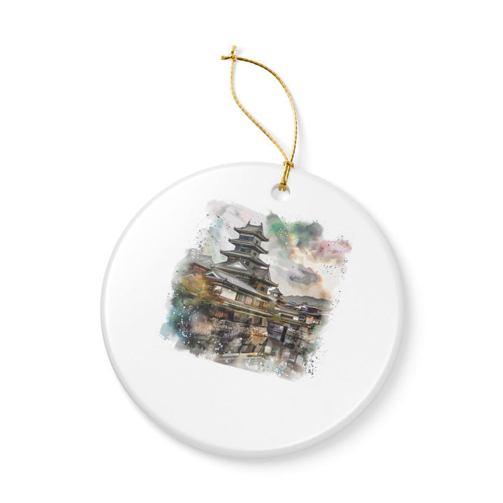 Matsumoto Japan Ornament: Unique Matsumoto Souvenir, Matsumoto Japan Xmas Decor, and Authentic Matsumoto Gift