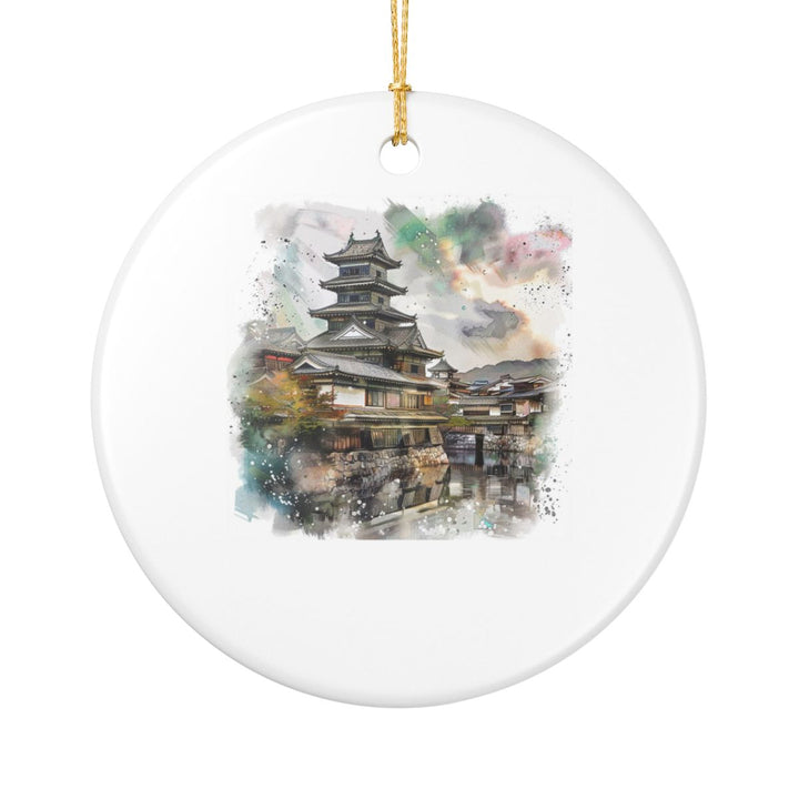 Matsumoto Japan Ornament: Unique Matsumoto Souvenir, Matsumoto Japan Xmas Decor, and Authentic Matsumoto Gift