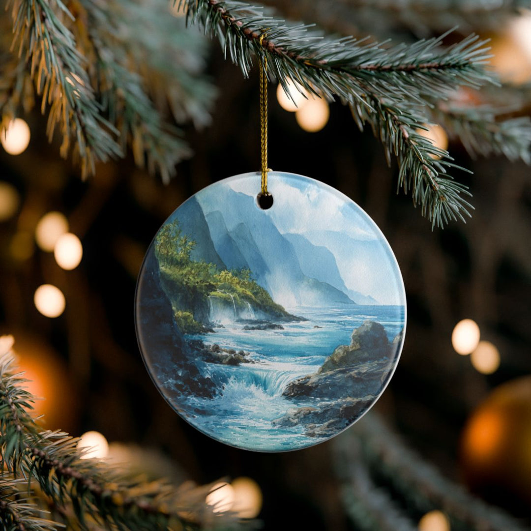 Maui Hawaii Ornament: Unique Maui Hawaii Souvenir, Maui Hawaii Xmas Decor, and Authentic Maui Hawaii Gift