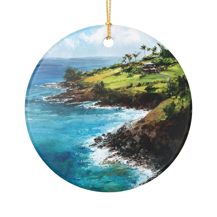 Maui Hawaii Ornament: Unique Maui Hawaii Souvenir, Maui Hawaii Xmas Decor, and Authentic Maui Hawaii Gift