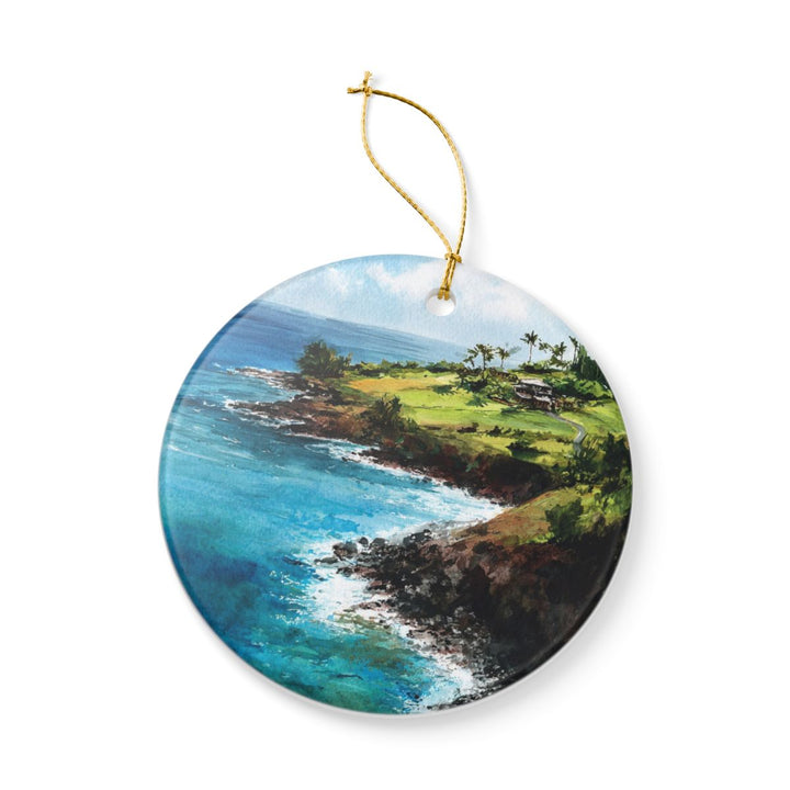 Maui Hawaii Ornament: Unique Maui Hawaii Souvenir, Maui Hawaii Xmas Decor, and Authentic Maui Hawaii Gift