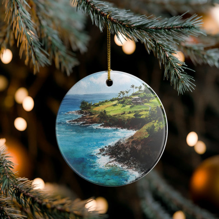 Maui Hawaii Ornament: Unique Maui Hawaii Souvenir, Maui Hawaii Xmas Decor, and Authentic Maui Hawaii Gift