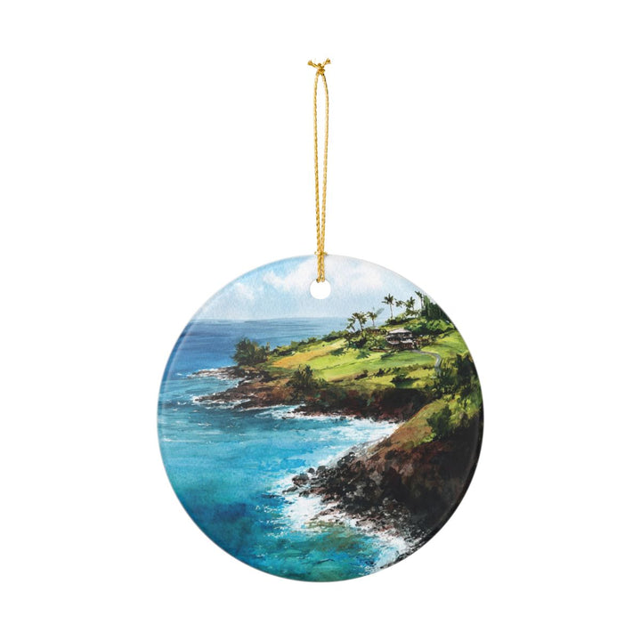 Maui Hawaii Ornament: Unique Maui Hawaii Souvenir, Maui Hawaii Xmas Decor, and Authentic Maui Hawaii Gift