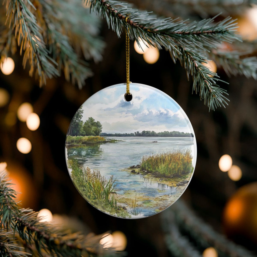 Maumee Bay Ohio Ornament: Unique Maumee Bay Ohio Souvenir, Maumee Bay Ohio Xmas Decor, and Authentic Maumee Bay Ohio Gift