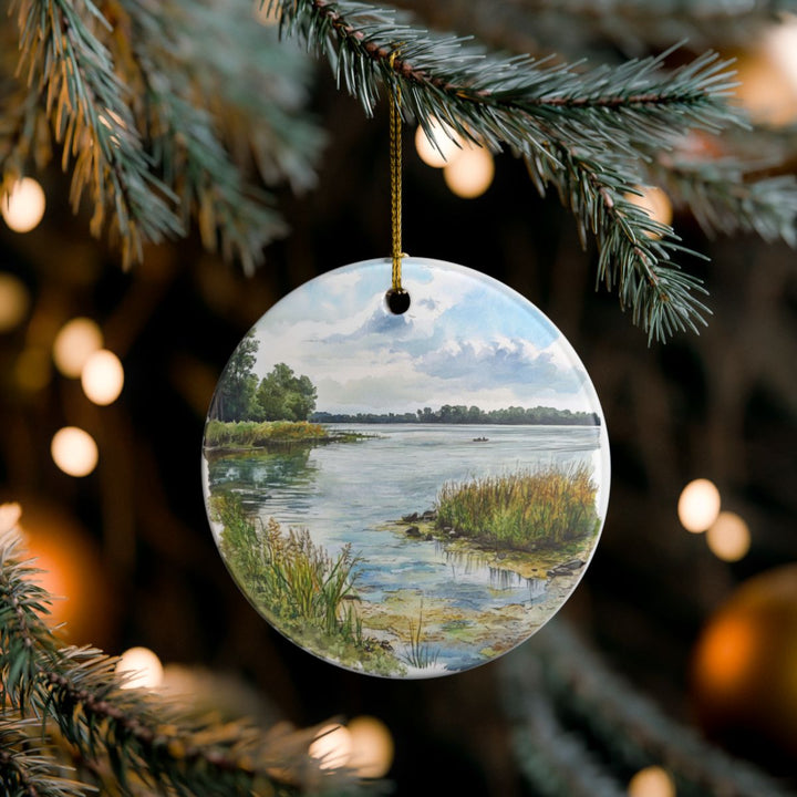Maumee Bay Ohio Ornament: Unique Maumee Bay Ohio Souvenir, Maumee Bay Ohio Xmas Decor, and Authentic Maumee Bay Ohio Gift