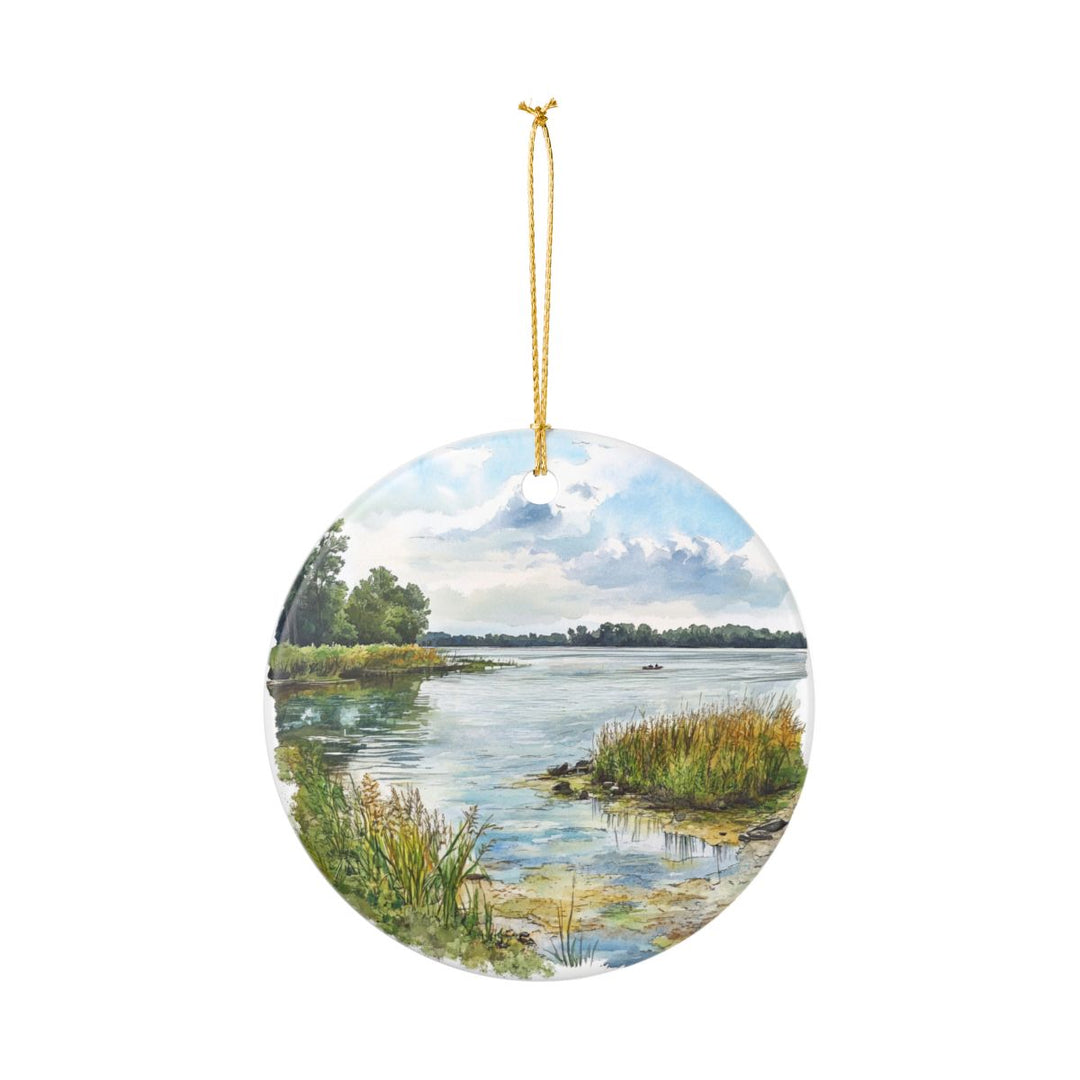 Maumee Bay Ohio Ornament: Unique Maumee Bay Ohio Souvenir, Maumee Bay Ohio Xmas Decor, and Authentic Maumee Bay Ohio Gift