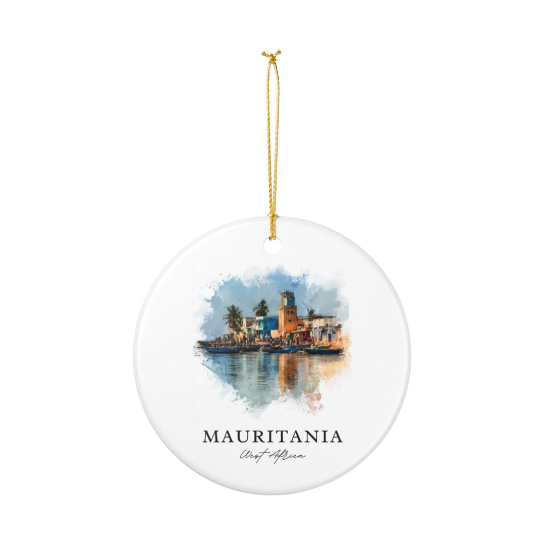 Mauritania Africa Ornament: Unique Mauritania Africa Souvenir, Mauritania Africa Xmas Decor, and Authentic Mauritania Africa Gift