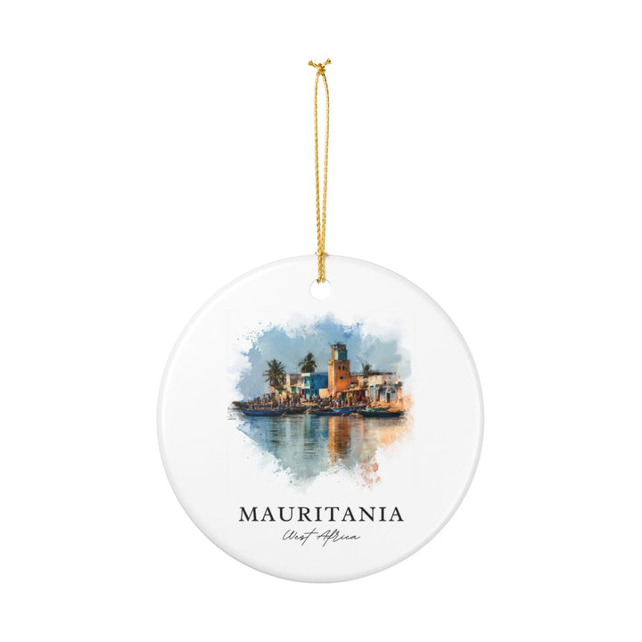 Mauritania Africa Ornament: Unique Mauritania Africa Souvenir, Mauritania Africa Xmas Decor, and Authentic Mauritania Africa Gift