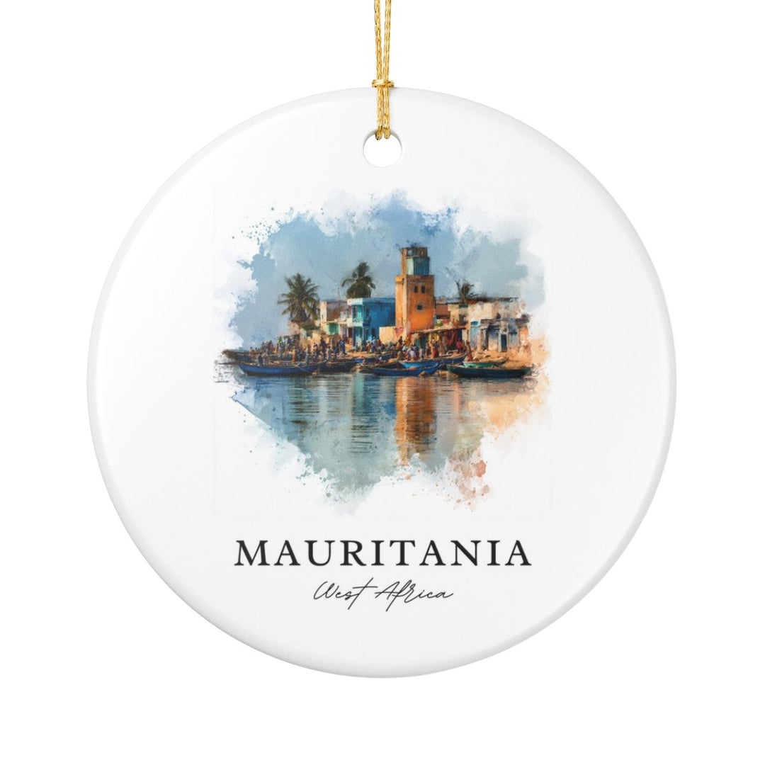 Mauritania Africa Ornament: Unique Mauritania Africa Souvenir, Mauritania Africa Xmas Decor, and Authentic Mauritania Africa Gift