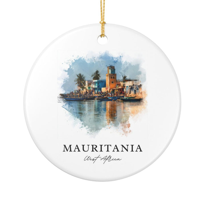 Mauritania Africa Ornament: Unique Mauritania Africa Souvenir, Mauritania Africa Xmas Decor, and Authentic Mauritania Africa Gift
