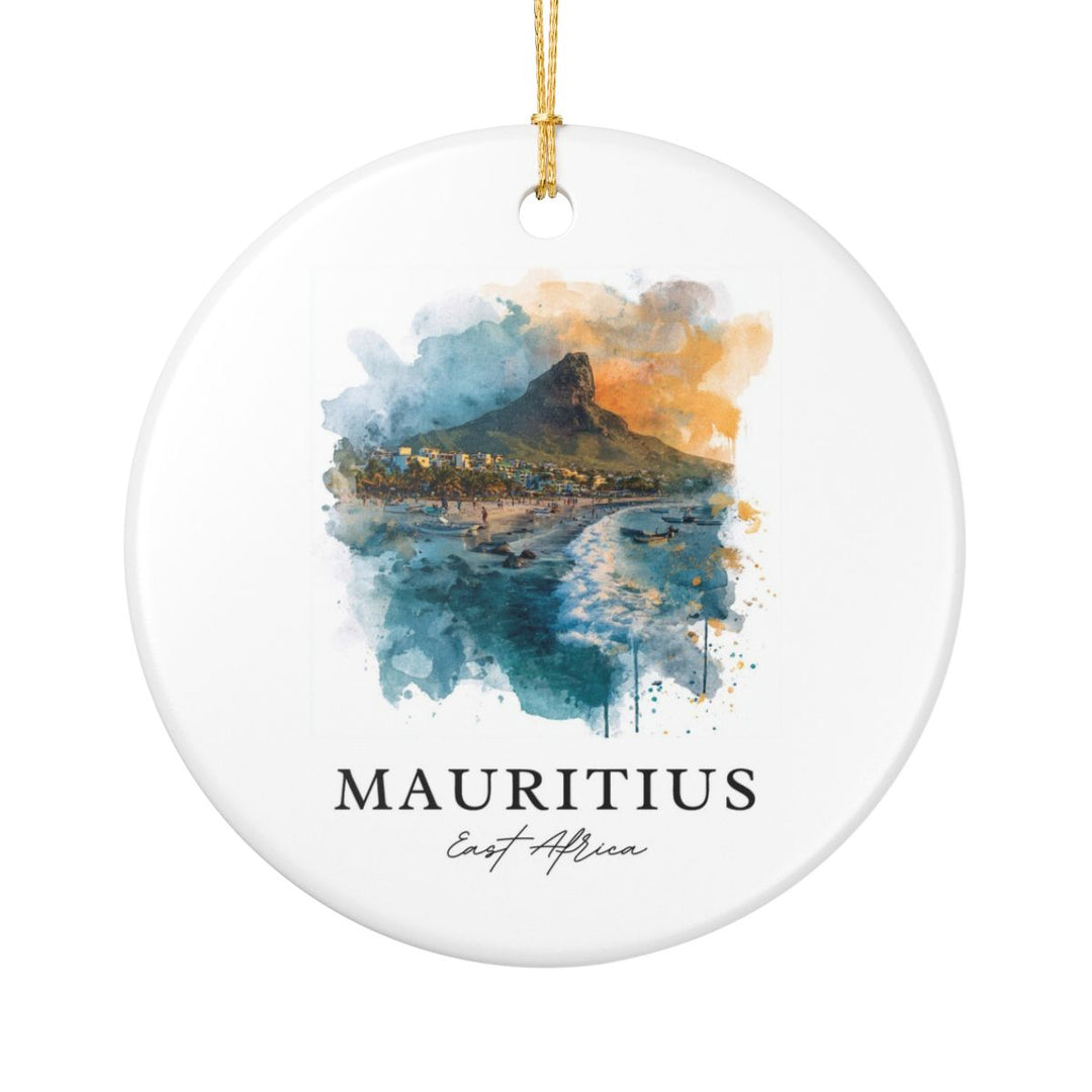 Mauritius East Africa Ornament: Unique Mauritius East Africa Souvenir, Mauritius East Africa Xmas Decor, and Authentic Mauritius East Africa Gift