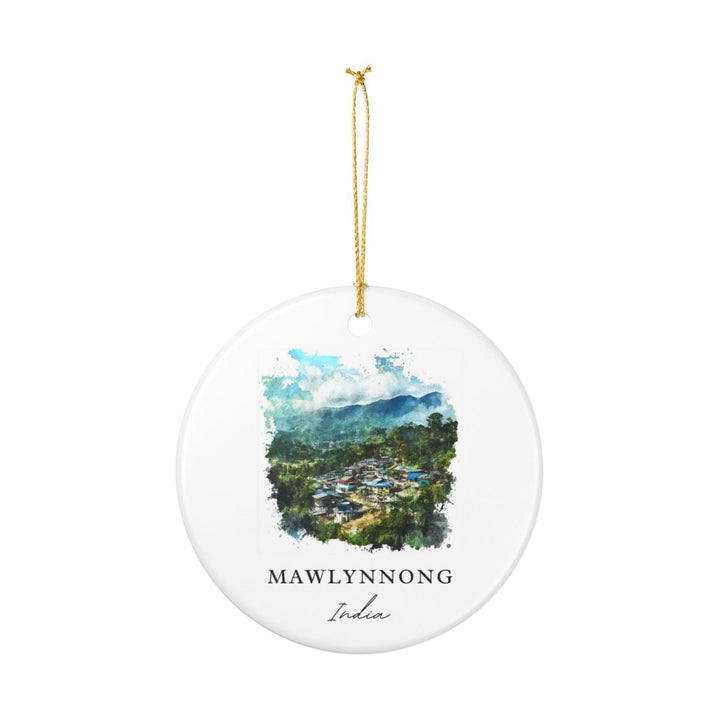 Mawlynnong India Ornament: Unique Mawlynnong Souvenir, Mawlynnong India Xmas Decor, and Authentic Mawlynnong Gift