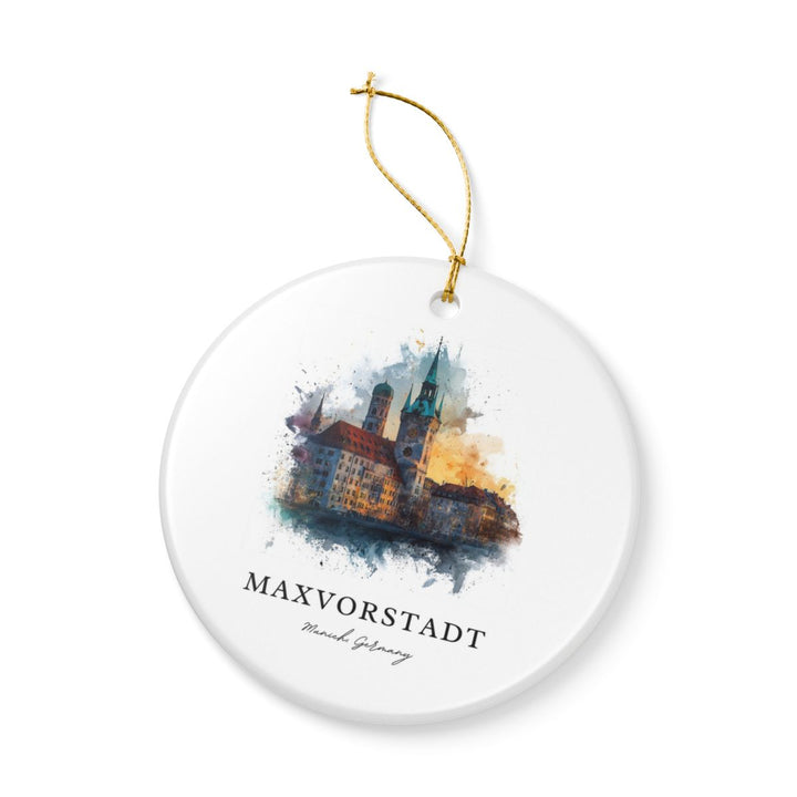 Maxvorstadt Germany Ornament: Unique Maxvorstadt Souvenir, Maxvorstadt Germany Xmas Decor, and Authentic Maxvorstadt Gift