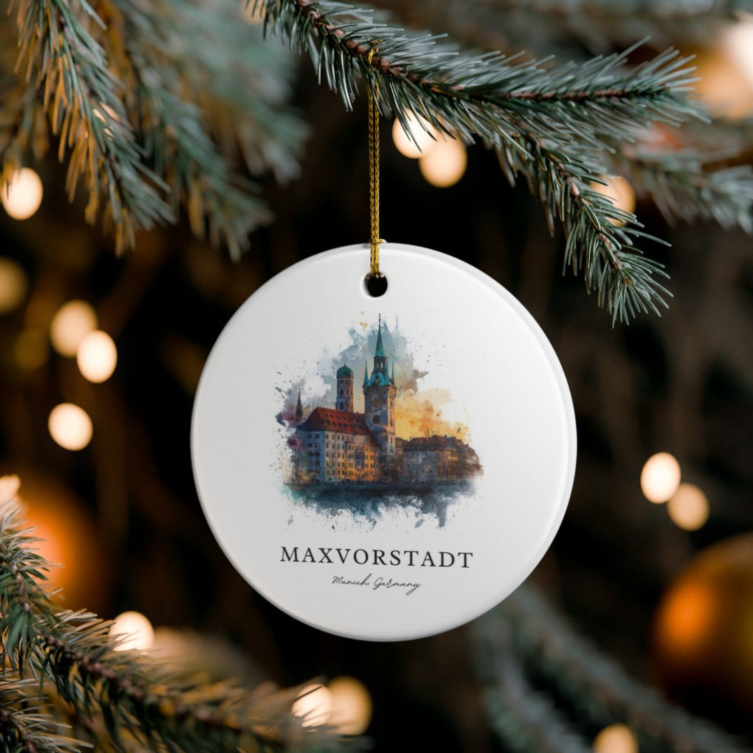 Maxvorstadt Germany Ornament: Unique Maxvorstadt Souvenir, Maxvorstadt Germany Xmas Decor, and Authentic Maxvorstadt Gift