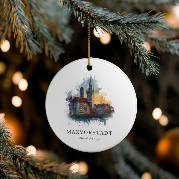 Maxvorstadt Germany Ornament: Unique Maxvorstadt Souvenir, Maxvorstadt Germany Xmas Decor, and Authentic Maxvorstadt Gift