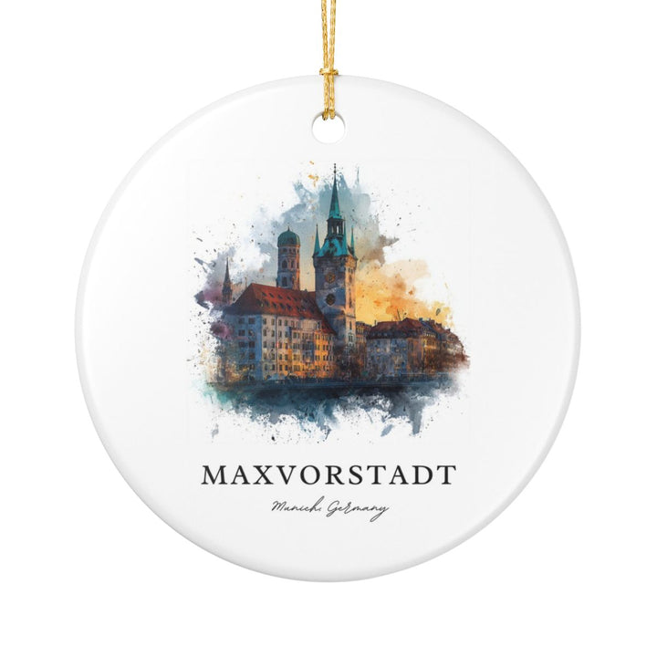 Maxvorstadt Germany Ornament: Unique Maxvorstadt Souvenir, Maxvorstadt Germany Xmas Decor, and Authentic Maxvorstadt Gift