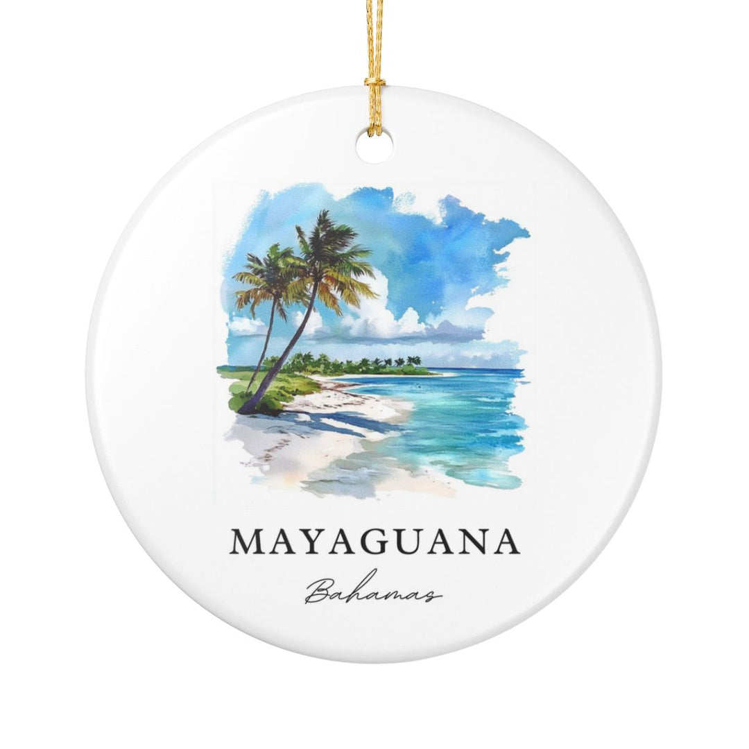 Mayaguana Bahamas Ornament | Christmas Travel Souvenir Gift