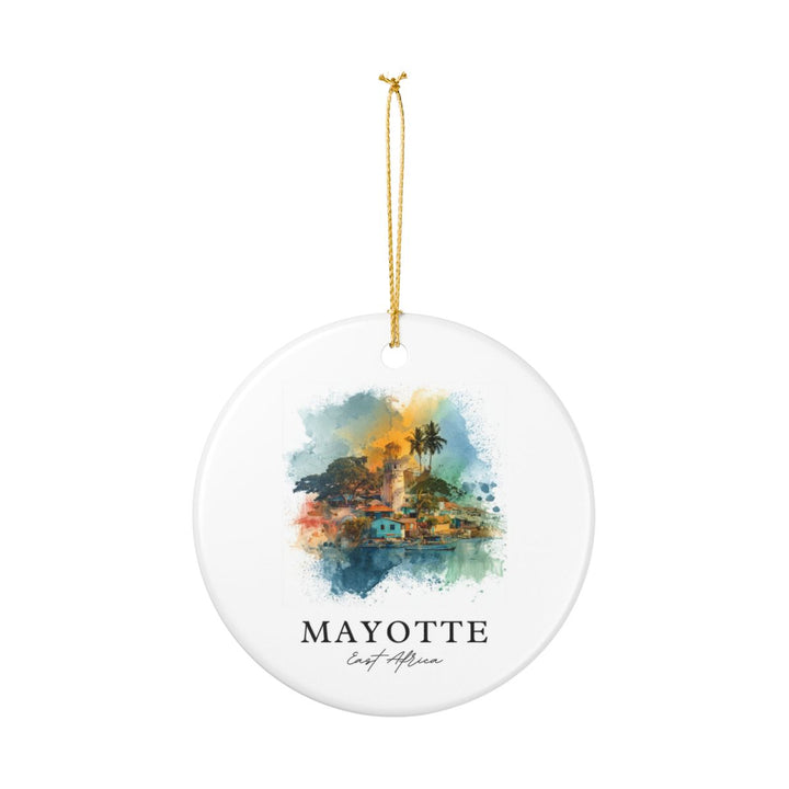 Mayotte East Africa Ornament: Unique Mayotte East Africa Souvenir, Mayotte East Africa Xmas Decor, and Authentic Mayotte East Africa Gift