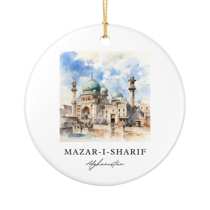 Mazar-i-sharif Ornament: Unique Mazar-i-sharif Souvenir, Mazar-i-sharif Xmas Decor, and Authentic Mazar-i-sharif Gift