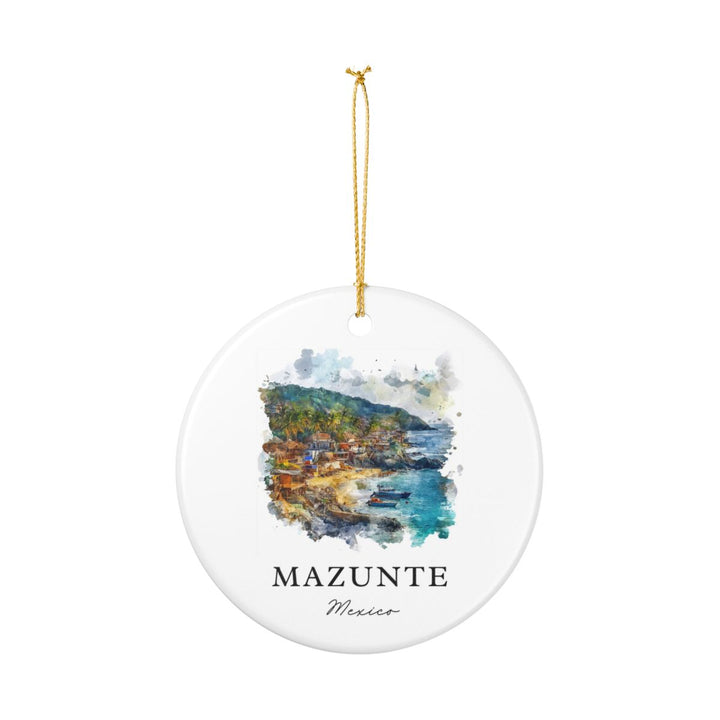 Mazunte Mexico Ornament: Unique Mazunte Mexico Souvenir, Mazunte Mexico Xmas Decor, and Authentic Mazunte Mexico Gift