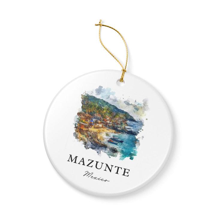 Mazunte Mexico Ornament: Unique Mazunte Mexico Souvenir, Mazunte Mexico Xmas Decor, and Authentic Mazunte Mexico Gift