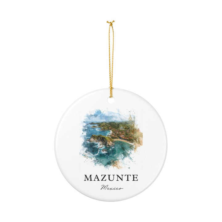 Mazunte Mexico Ornament: Unique Mazunte Mexico Souvenir, Mazunte Mexico Xmas Decor, and Authentic Mazunte Mexico Gift