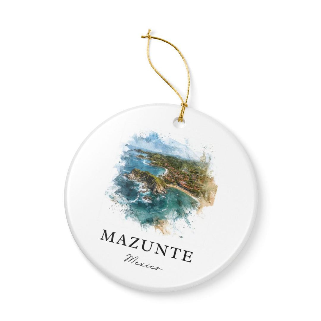 Mazunte Mexico Ornament: Unique Mazunte Mexico Souvenir, Mazunte Mexico Xmas Decor, and Authentic Mazunte Mexico Gift