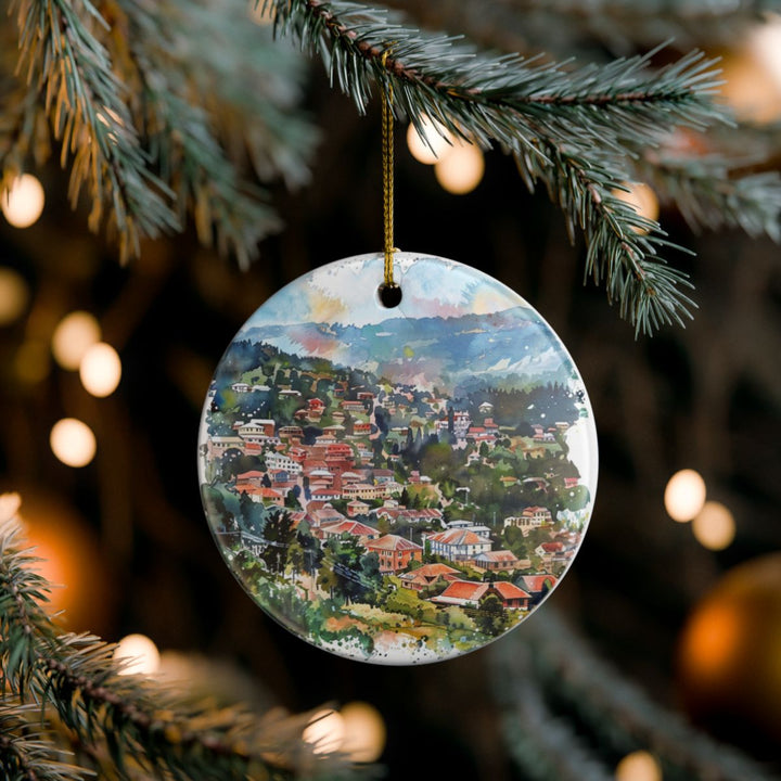 Mbabane Eswatini Ornament: Unique Mbabane Eswatini Souvenir, Mbabane Eswatini Xmas Decor, and Authentic Mbabane Eswatini Gift