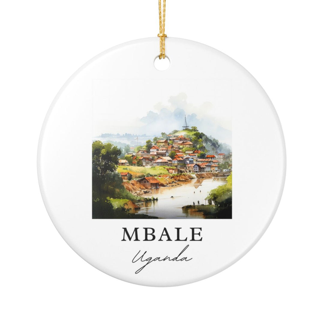 Mbale Uganda Ornament: Unique Mbale Souvenir, Mbale Uganda Xmas Decor, and Authentic Mbale Gift