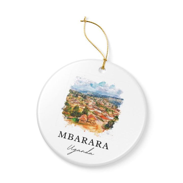 Mbarara Uganda Ornament: Unique Mbarara Souvenir, Mbarara Uganda Xmas Decor, and Authentic Mbarara Gift