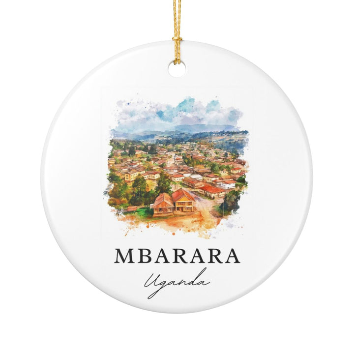 Mbarara Uganda Ornament: Unique Mbarara Souvenir, Mbarara Uganda Xmas Decor, and Authentic Mbarara Gift