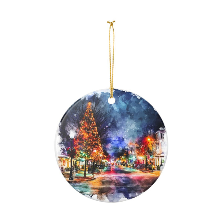 Mcadenville North Carolina USA Ornament: Unique Mcadenville Souvenir, Mcadenville North Carolina Xmas Decor, and Authentic Mcadenville Gift