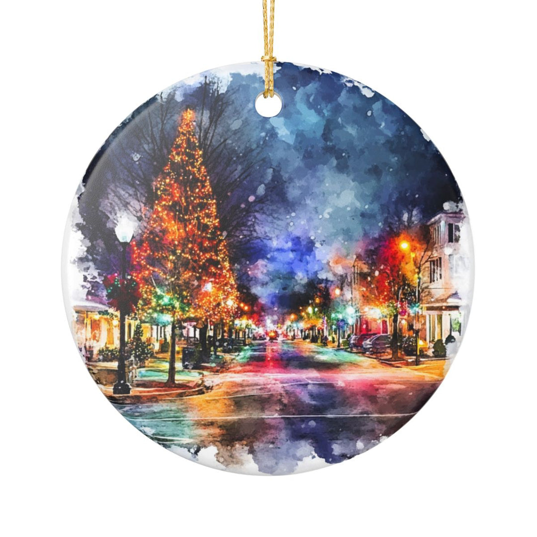 Mcadenville North Carolina USA Ornament: Unique Mcadenville Souvenir, Mcadenville North Carolina Xmas Decor, and Authentic Mcadenville Gift
