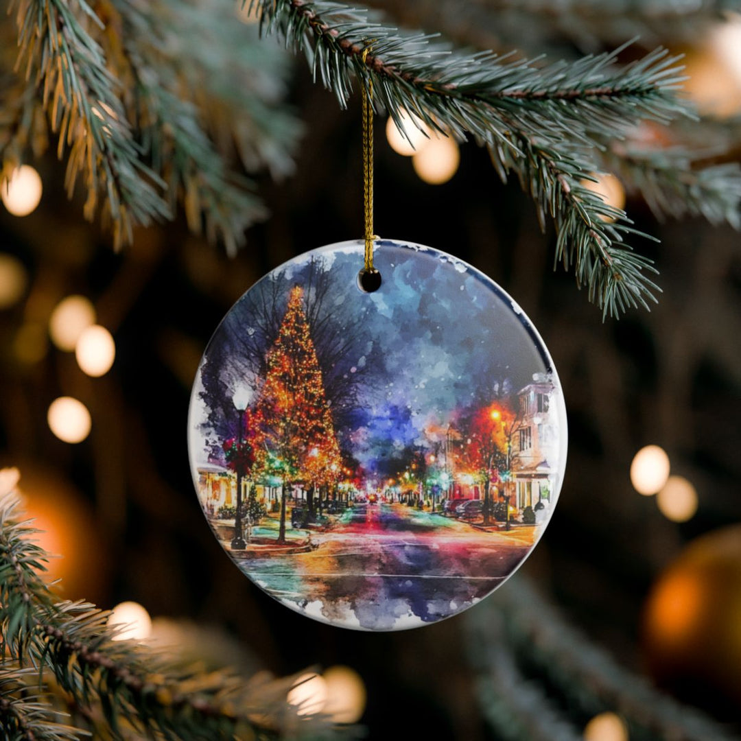 Mcadenville North Carolina USA Ornament: Unique Mcadenville Souvenir, Mcadenville North Carolina Xmas Decor, and Authentic Mcadenville Gift