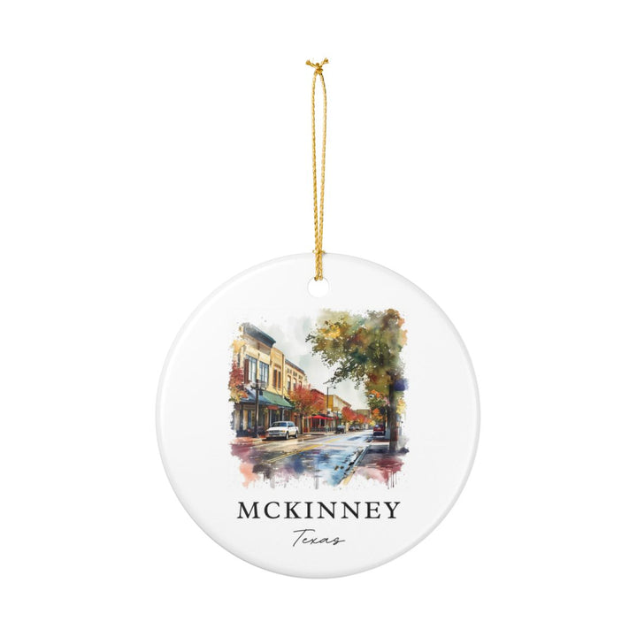 Mckinney Texas Ornament: Unique Mckinney Texas Souvenir, Mckinney Texas Xmas Decor, and Authentic Mckinney Texas Gift