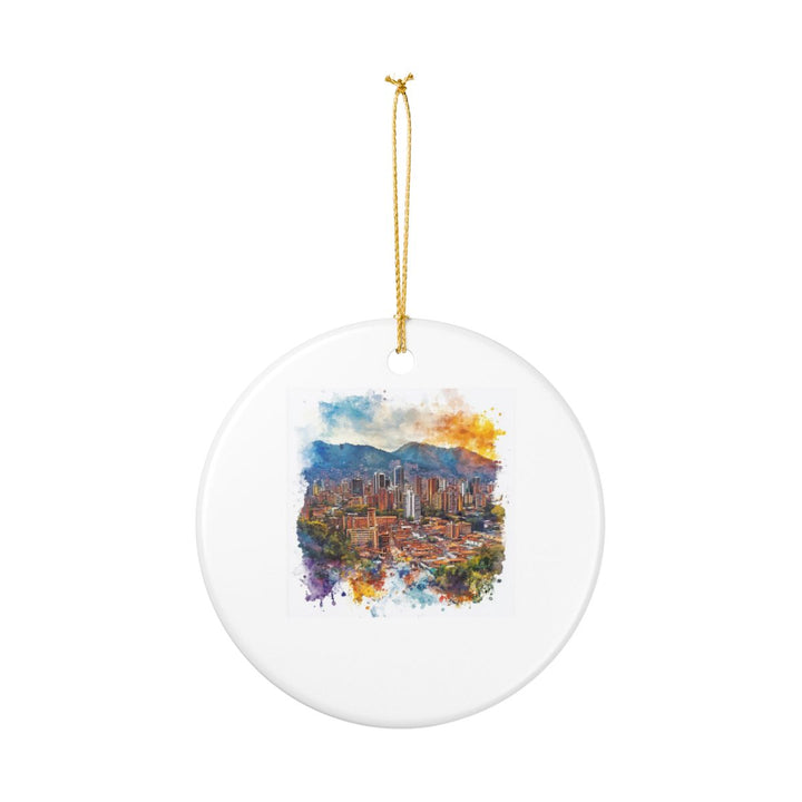 Medellin Colombia Ornament: Unique Medellin Souvenir, Medellin Colombia Xmas Decor, and Authentic Medellin Gift