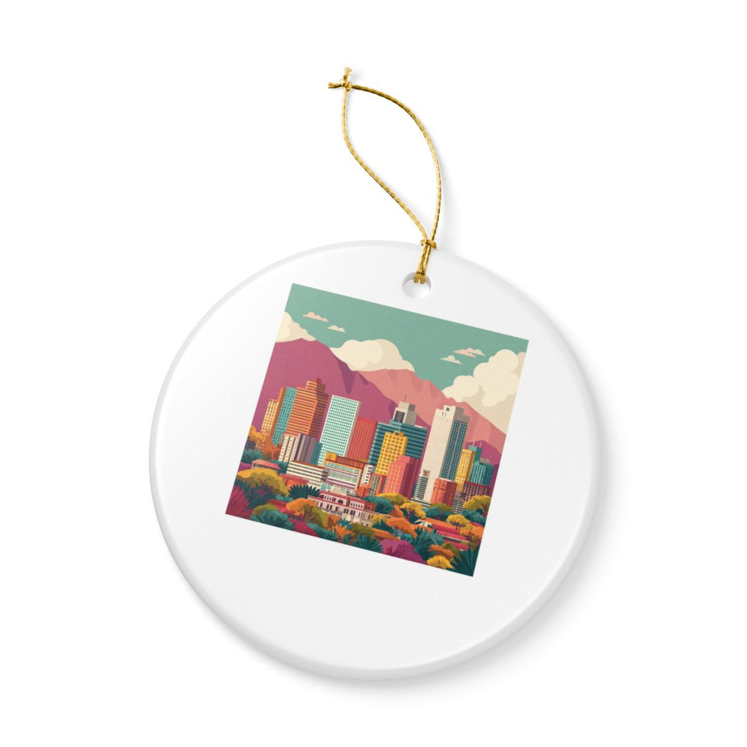 Medellin Colombia Ornament: Unique Medellin Souvenir, Medellin Colombia Xmas Decor, and Authentic Medellin Gift