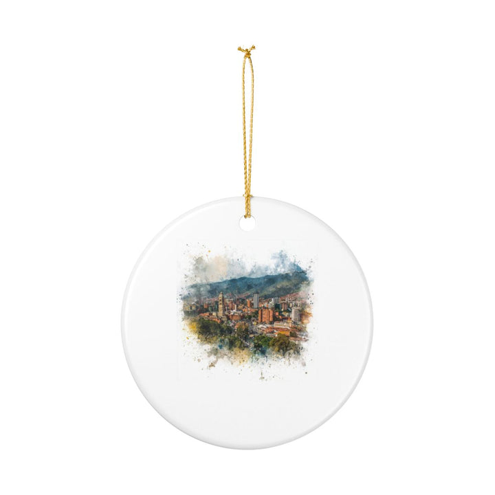 Medellin Colombia Ornament: Unique Medellin Souvenir, Medellin Colombia Xmas Decor, and Authentic Medellin Gift