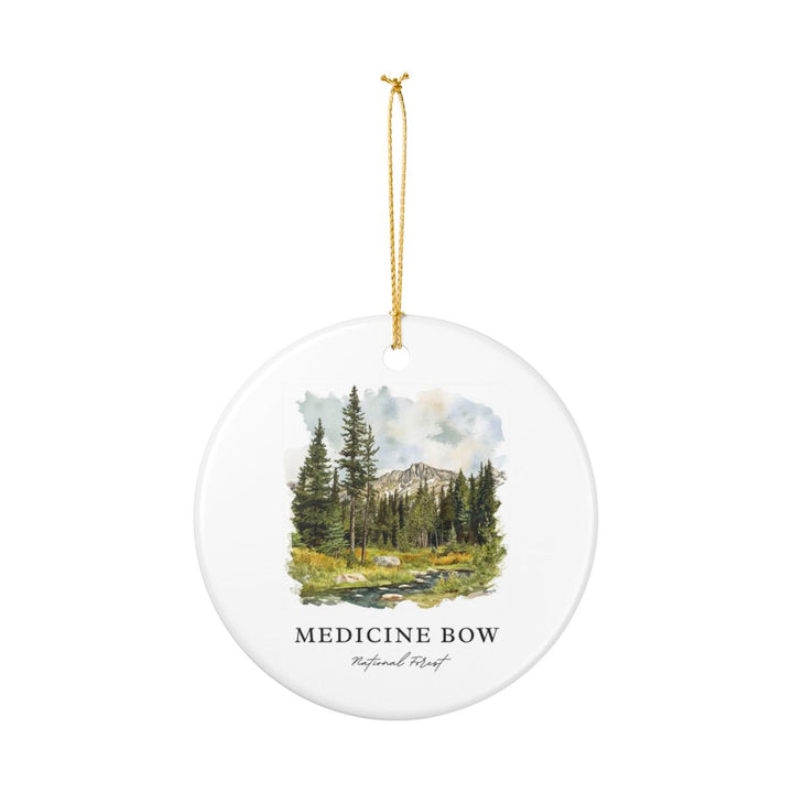 Medicine Bow National Forestwyoming Ornament: Unique Medicine Bow National Forestwyoming Souvenir, Medicine Bow National Forestwyoming Xmas Decor