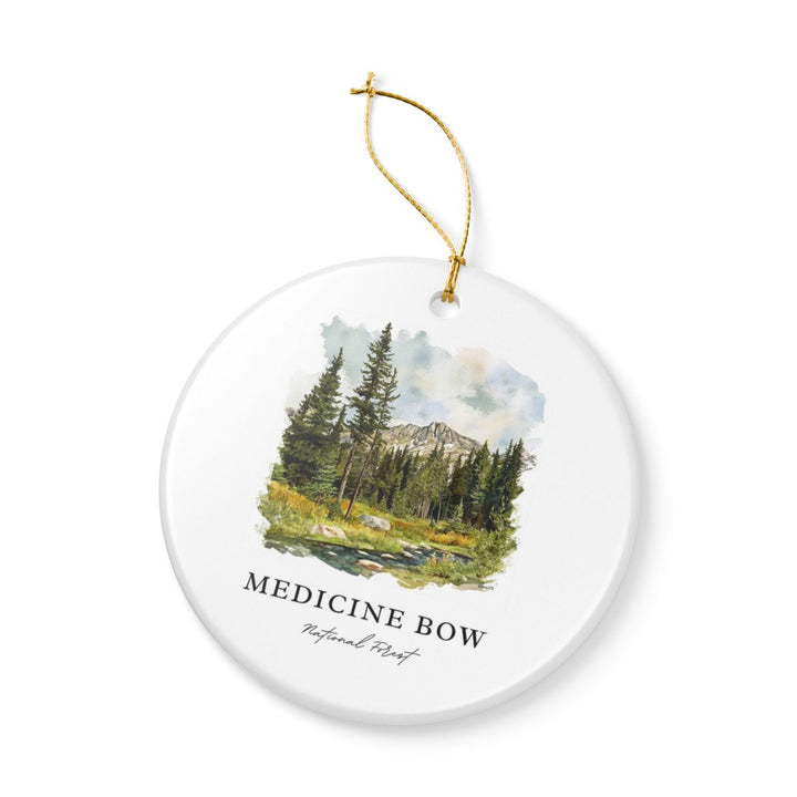 Medicine Bow National Forestwyoming Ornament: Unique Medicine Bow National Forestwyoming Souvenir, Medicine Bow National Forestwyoming Xmas Decor
