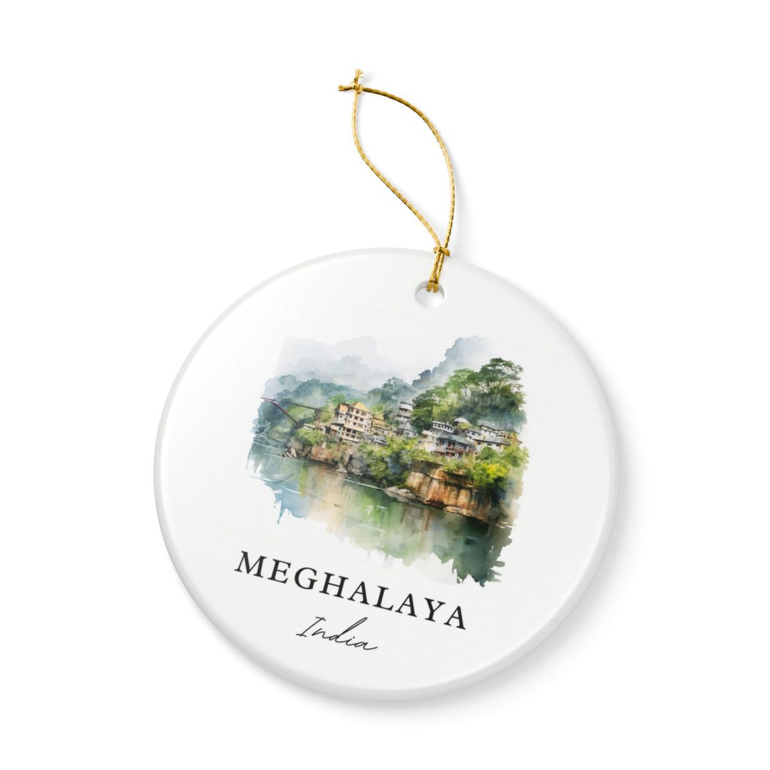Meghalaya India Ornament: Unique Meghalaya Souvenir, Meghalaya India Xmas Decor, and Authentic Meghalaya Gift