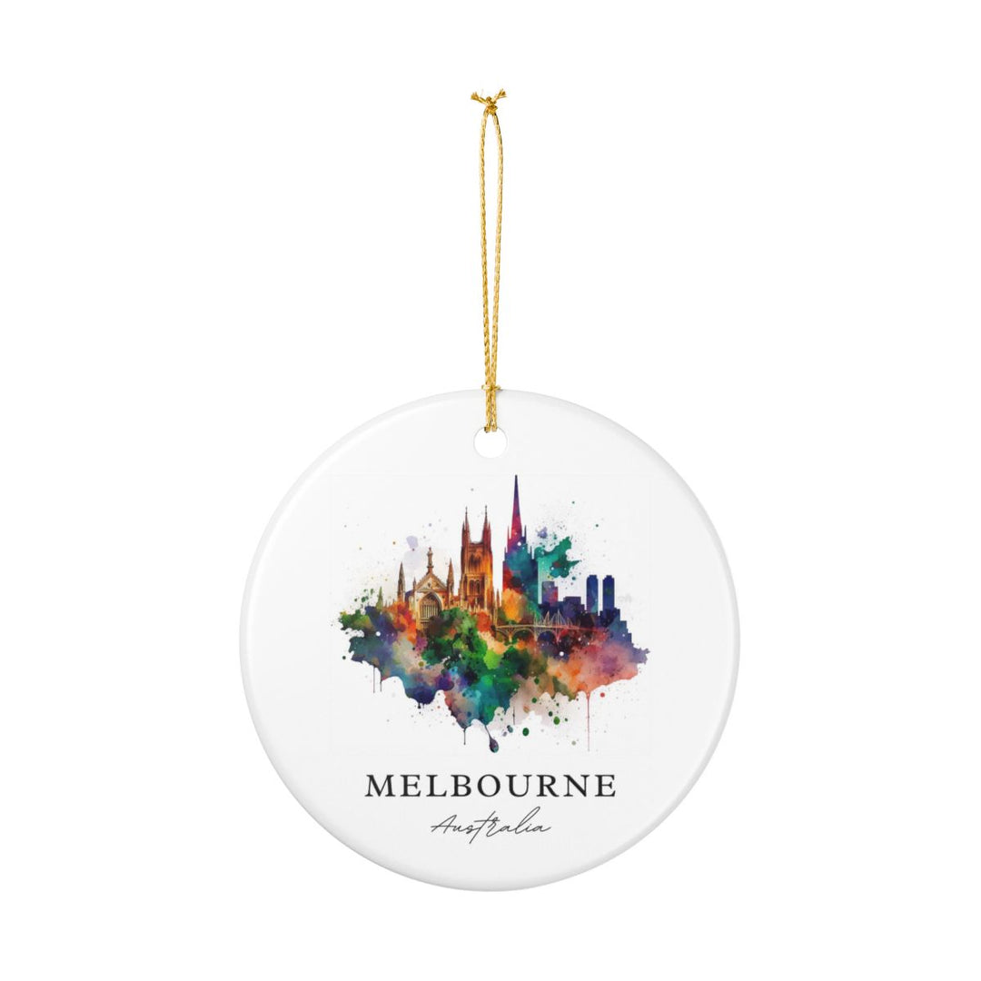 Melbourne Australia Ornament: Unique Melbourne Souvenir, Melbourne Australia Xmas Decor, and Authentic Melbourne Gift