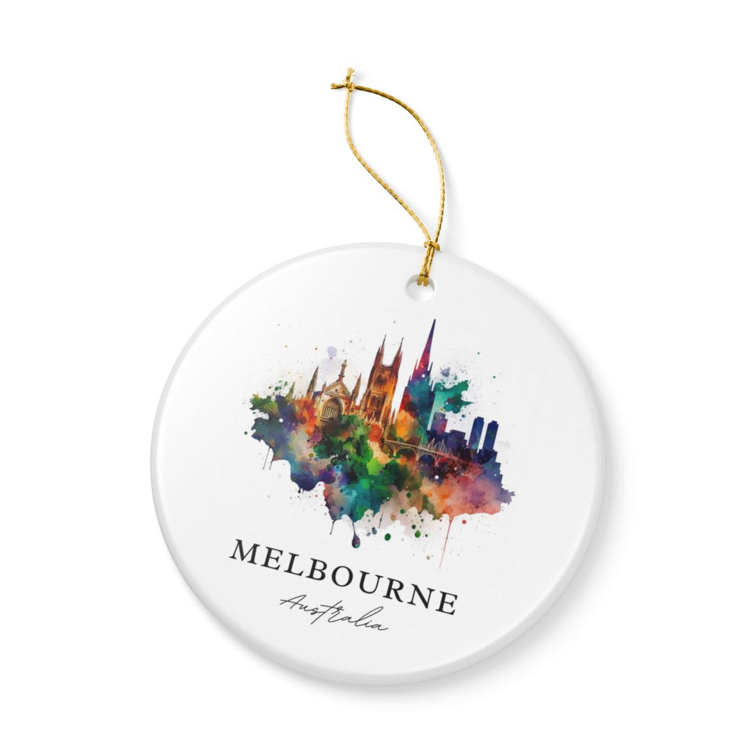 Melbourne Australia Ornament: Unique Melbourne Souvenir, Melbourne Australia Xmas Decor, and Authentic Melbourne Gift