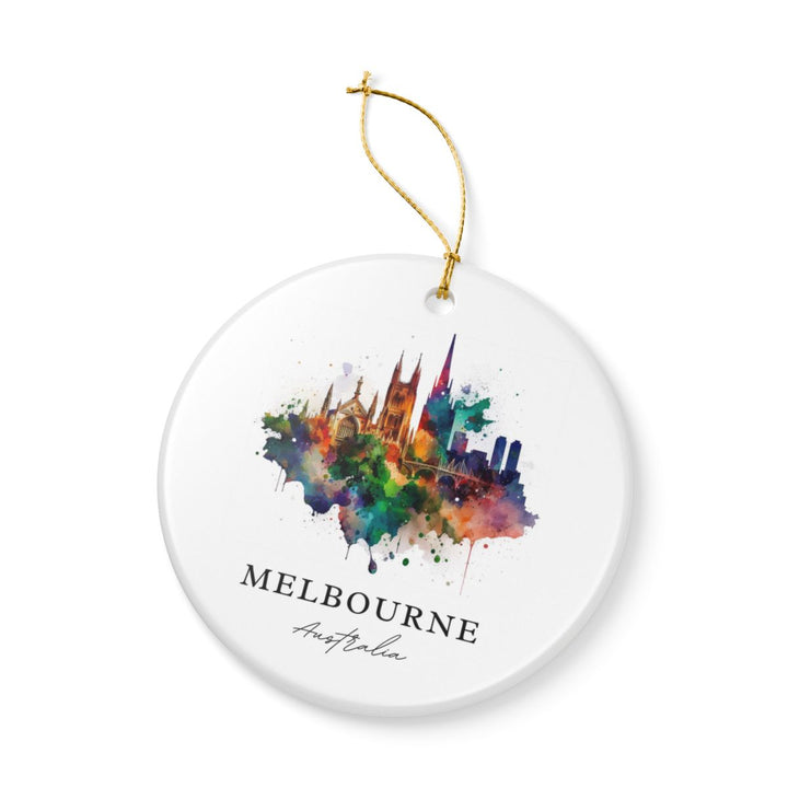 Melbourne Australia Ornament: Unique Melbourne Souvenir, Melbourne Australia Xmas Decor, and Authentic Melbourne Gift