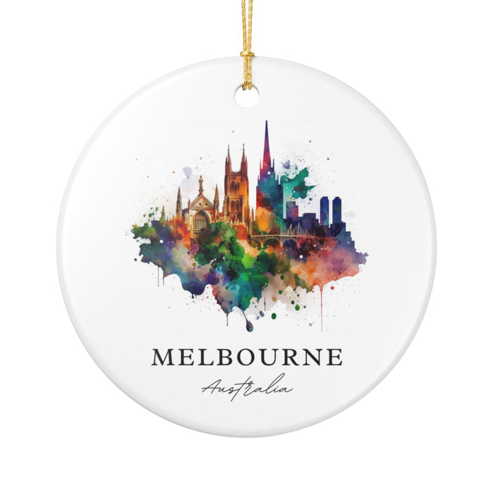 Melbourne Australia Ornament: Unique Melbourne Souvenir, Melbourne Australia Xmas Decor, and Authentic Melbourne Gift