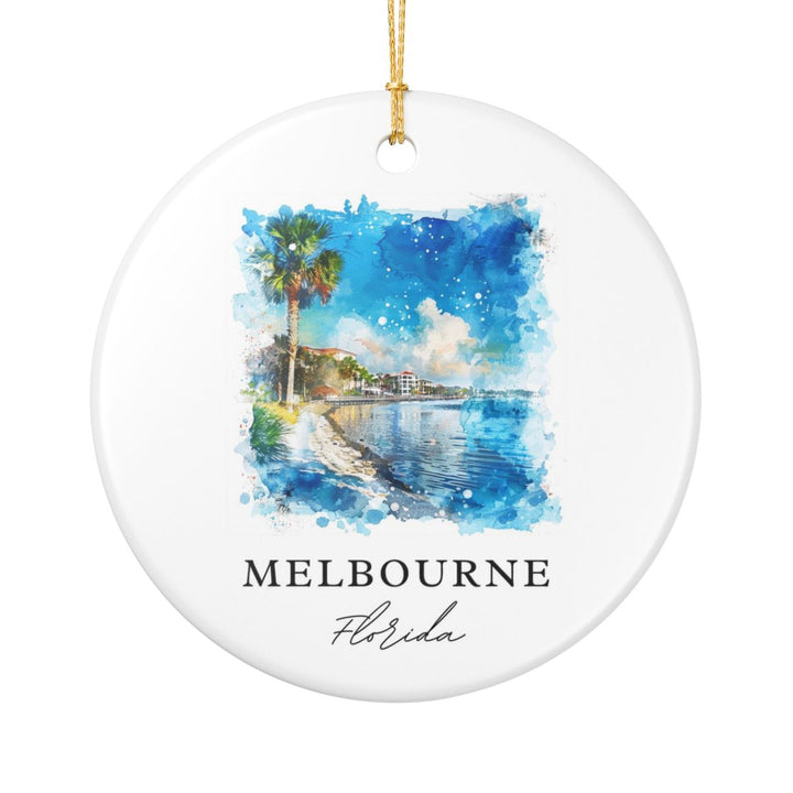 Melbourne Florida Ornament | Christmas Travel Souvenir Gift